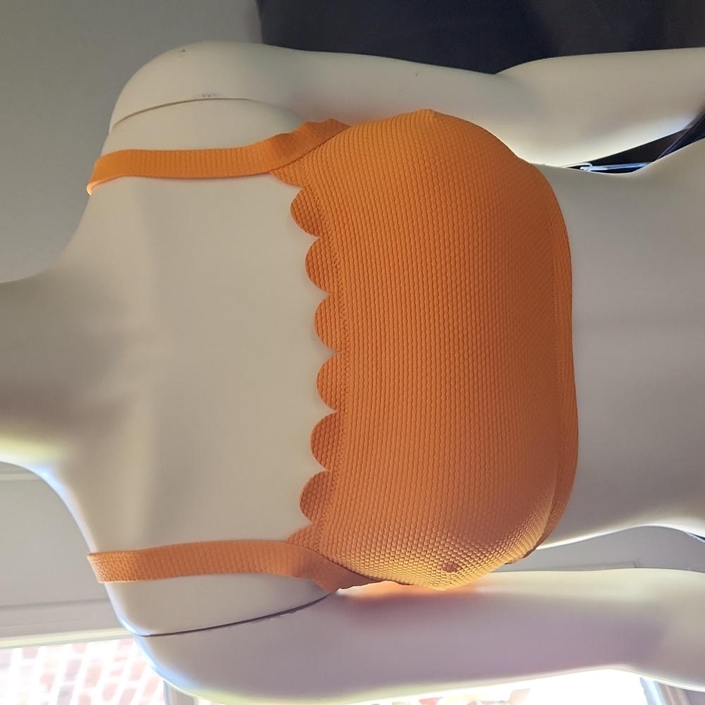 Scalloped Swim Top